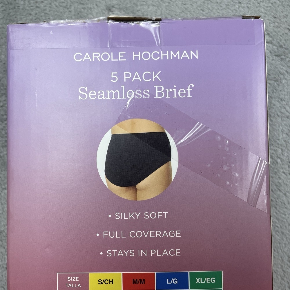 Carole Hochman Women's M Seamless Brief Multicolor e0085 - Picture 3 of 5